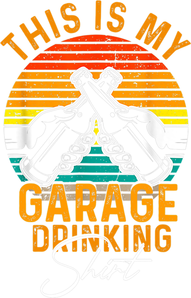 Garage Drinker Vintage Beer This Is My Garage Drinking Women's Long Sleeve Shirt