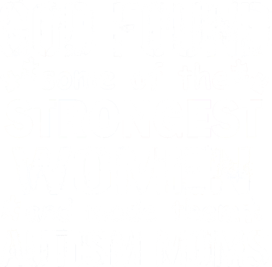 Strong Autism Mom Quote Kids Sweatshirt