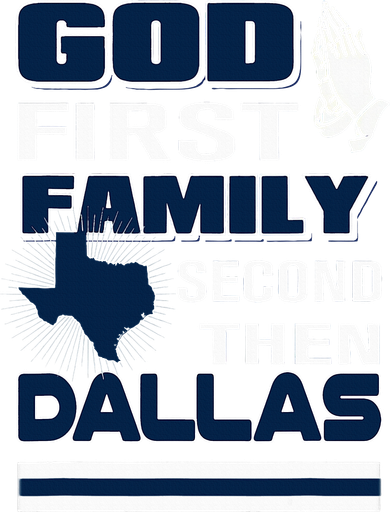 God First Family Second Then Dallas. Dallas Lovers Oufit Women's Tank Top