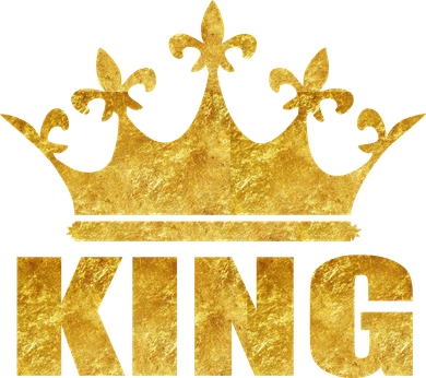 Limited Edition King Gold Print Toddler Hoodie