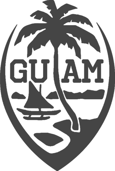 Guam Flag Seal | USA Guamanian Chamorro Gifts Hoodie Women's T-Shirt