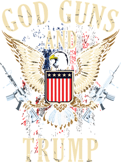 God Guns And Trump 2nd Amendment Flag Ar15 American Flag 2042 Kids T-Shirt