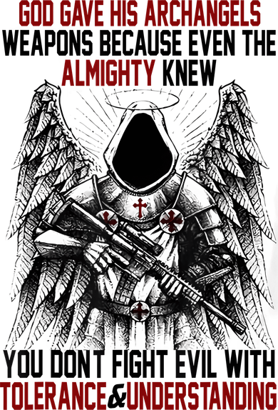 God Gave His Archangels Weapons Because Even The Almighty Kids Sweatshirt