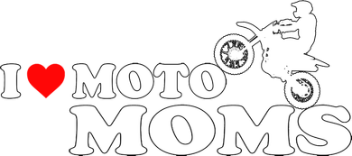 Great Gift I Love Moto Moms Button
