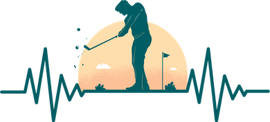Golf Hearbeat Coffee Mug