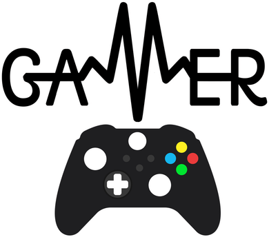 Gamer Heartbeat Xbox Black Kids T-Shirt
