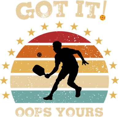 Got It Oops Yours Funny Pickleball Lovers Retro Distressed Gift Women's Tank Top