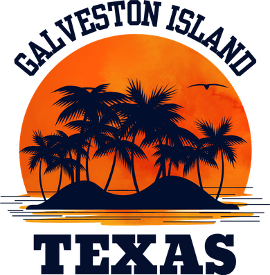 Galveston Island Texas Santa Hat
