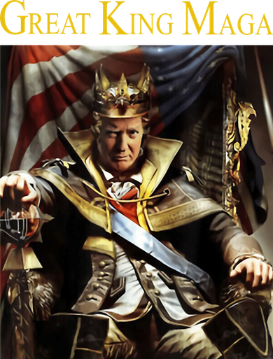 Great King Maga Donald Trump Throne Women's Sweatshirt