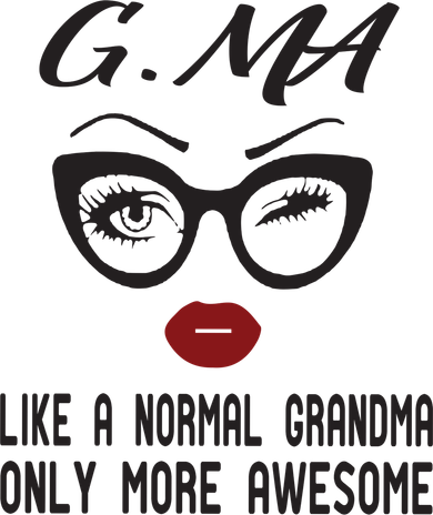 Gma Like A Normal Grandma Only More Awesome Kids T-Shirt