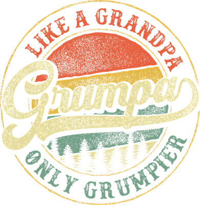 Grumpa Like A Grandpa Only Grumpier Retro Grumpa Definition Kids Sweatshirt
