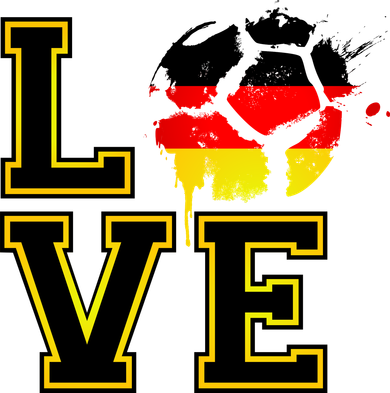 Germany Love Futbol Kids Hoodie