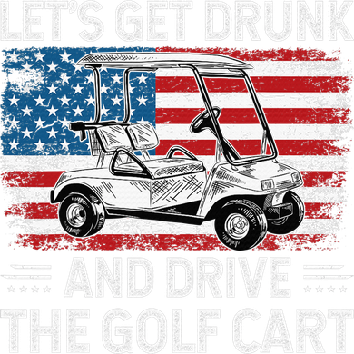 Golfer Lets Get Drunk And Drive The Golf Cart Golf Player 11oz C Handle Ceramic Mug