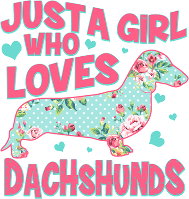 Cute Just A Girl Who Loves Dachshunds Toddler Hoodie