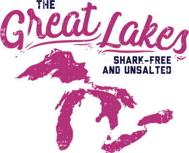 Great Lakes Shark Free And Unsalted Summer Vacation Funny Gift Toddler Hoodie