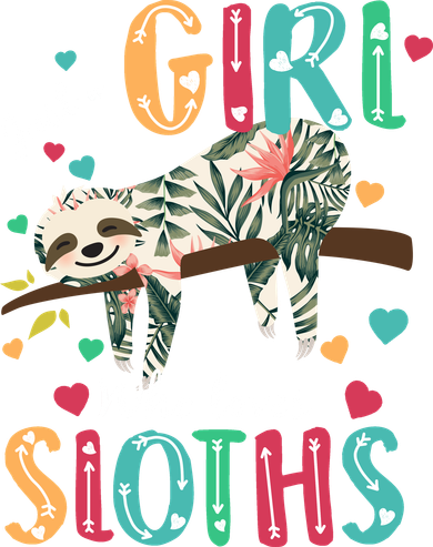 Just A Girl Who Loves Sloths Apron