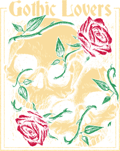 Gothic Lovers Skull And Rose Women's Sweatshirt