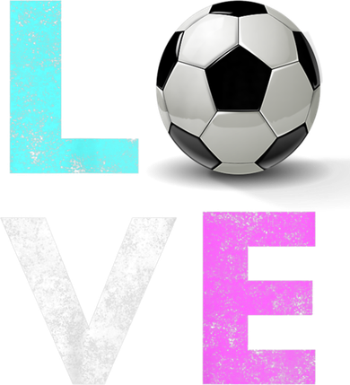 Girls Love Soccer Best Fun Birthday Gift Kids Hoodie