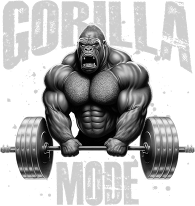 Gorilla Mode Lifting Weights Gym Workout Beast Motivation Meaningful Gift Kids T-Shirt