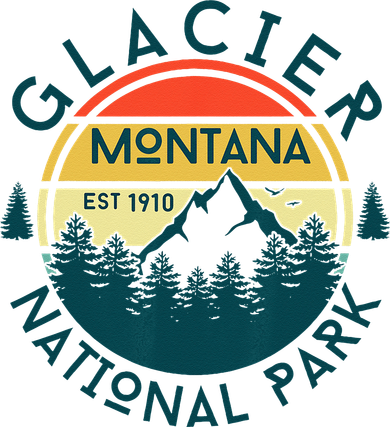 Glacier National Park Montana Hiking Nature Outdoors Golf Towel