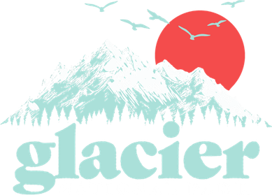 Glacier National Park Vintage 80s Mountains Cute Gift Kids Sweatshirt