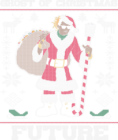 Ghost Of Christmas Future Ugly Christmas Sweater Rap Tank Top