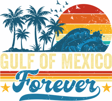 Gulf Of Mexico Forever Palms Beach Summer Holiday Vacation Women's Sweatshirt