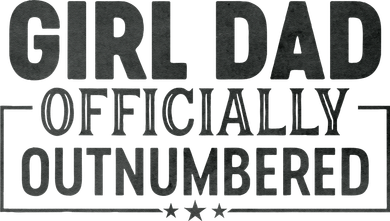 GirlDad Officially Outnumbered Daughter Fathers Day Coaster