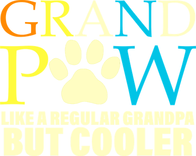 Grand Paw Like A Regular Grandpa But Cooler Women's Hoodie