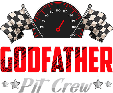 Godfather Pit Crew Birthday Racing Car Family Matching Race Tumbler