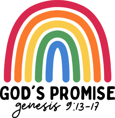 Gods Promise Christian Rainbow Women's Hoodie