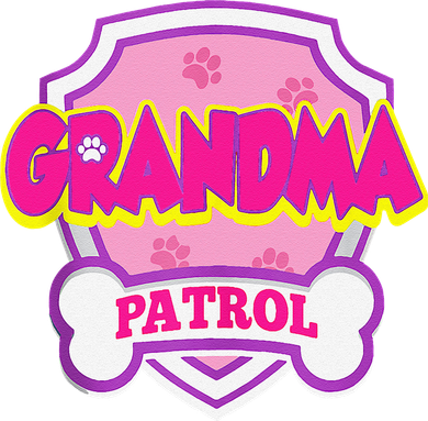 Grandma Patrol Dog Funny Gift Birthday Party Women's T-Shirt