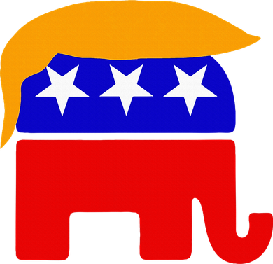 Gop President Donald Trump Republican Elephant Hair Toddler Sweatshirt