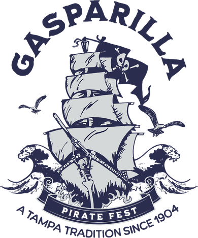 Gasparilla Pirate Fest Souvenir Pirate Ship Tampa Florida Toddler T-Shirt