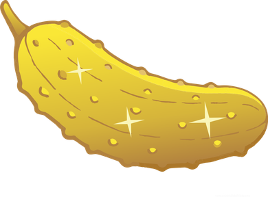 Golden Pickle Tumbler