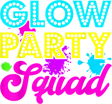 Glow Party Squad Halloween Costume Party Colorful Long Sleeve Shirt
