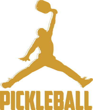 Gold Pickleball Sports Logo Coffee Mug