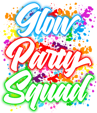 Glow Party Squad Neon Women's Sweatshirt