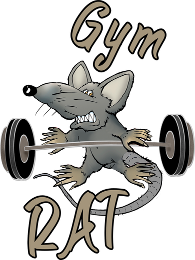 Gym RAT Fitness Barbell Motivational Workout Women's T-Shirt