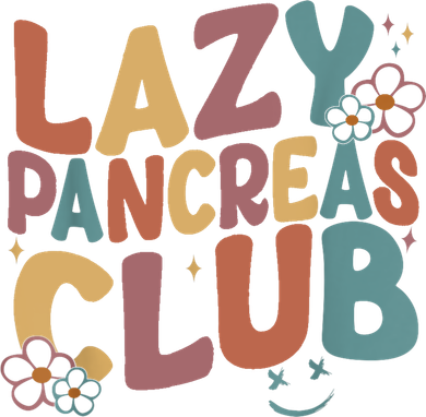 Groovy Retro Lazy Pancreas Club Type 1 Diabetes Awareness Hoodie