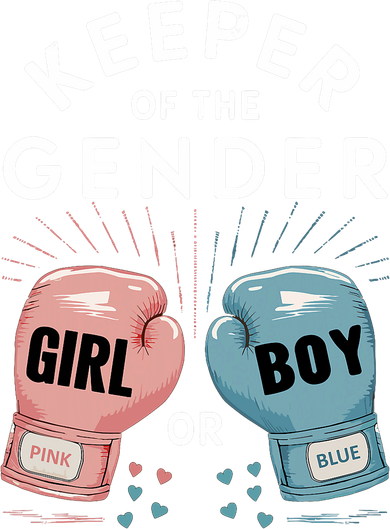 Gender Reveal Party Keeper Of Gender Boxing Bucket Hat