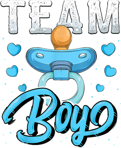 Gender Reveal Party Team Boy Baby Shower Matching Family Set Women's Hoodie