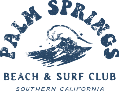 Groovy Retro Palm Springs Beach Surf Club Summer Vacations Women's Tank Top