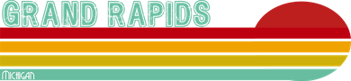 Grand Rapids Retro Michigan Coaster