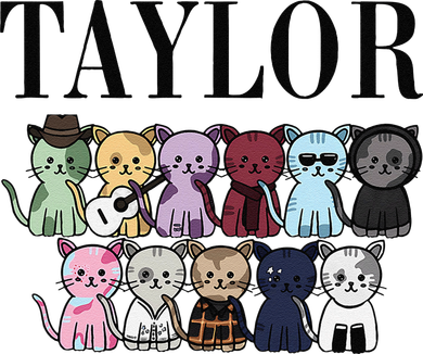 Girl Retro Taylor Groovy Birthday Gift Women's T-Shirt