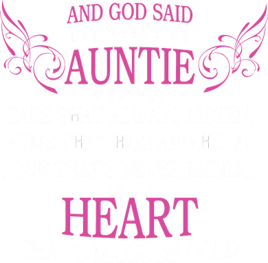God Said Let There Be Auntie Women's Sweatshirt