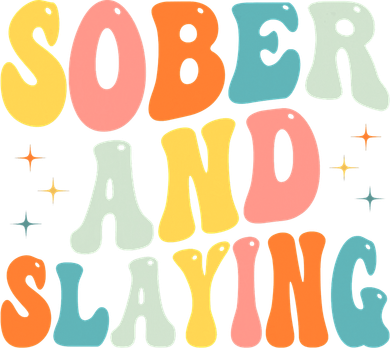 Groovy Sober And Slaying Sobriety Recovery Anniversary Awareness Toddler Hoodie