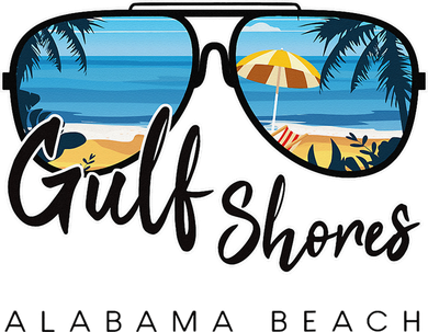 Gulf Shores Alabama Palm Tree Sunglasses Souvenir Apron