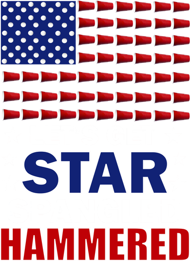Let's Get Star Spangled Hammered Bucket Hat