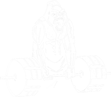 Gorilla Strength – Funny Gym Bodybuilding Weightlifting Button